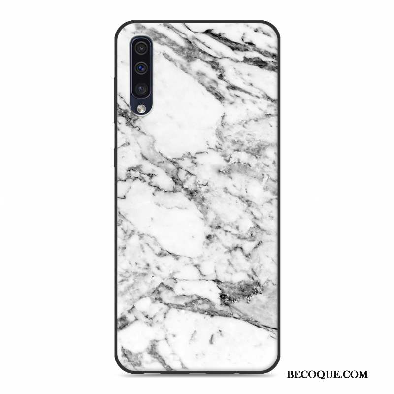 Samsung Galaxy A50 Coque En Silicone Incassable De Téléphone Nouveau Tendance Bleu Marin