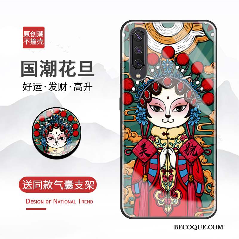 Samsung Galaxy A50 Coque Personnalisé Verre Personnalité Style Chinois Charmant Tout Compris