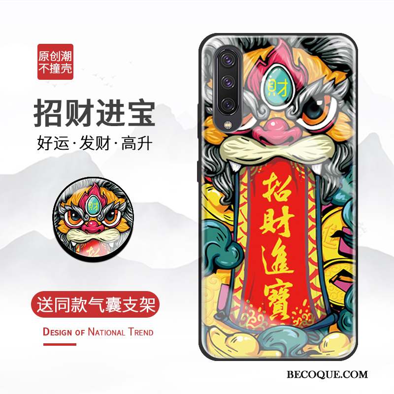 Samsung Galaxy A50 Coque Personnalisé Verre Personnalité Style Chinois Charmant Tout Compris