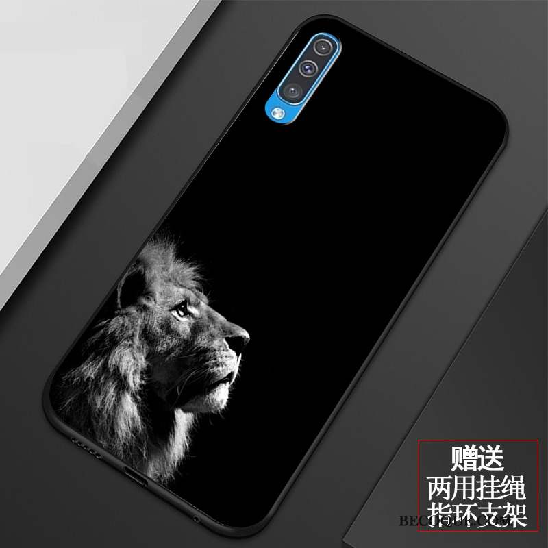 Samsung Galaxy A50 Coque Personnalité Incassable Simple Étui Silicone