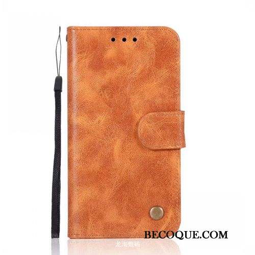 Samsung Galaxy A50 Coque Protection Portefeuille Simple Housse Tendance Vintage
