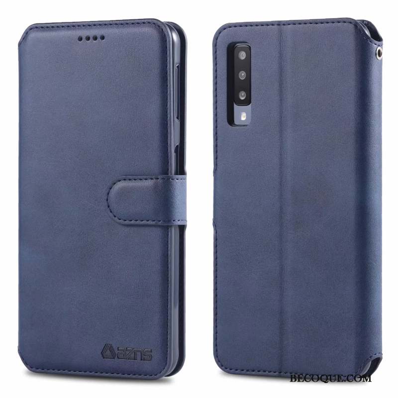 Samsung Galaxy A50 Coque Tempérer Étui En Cuir Nouveau Carte Ornements Suspendus Fluide Doux