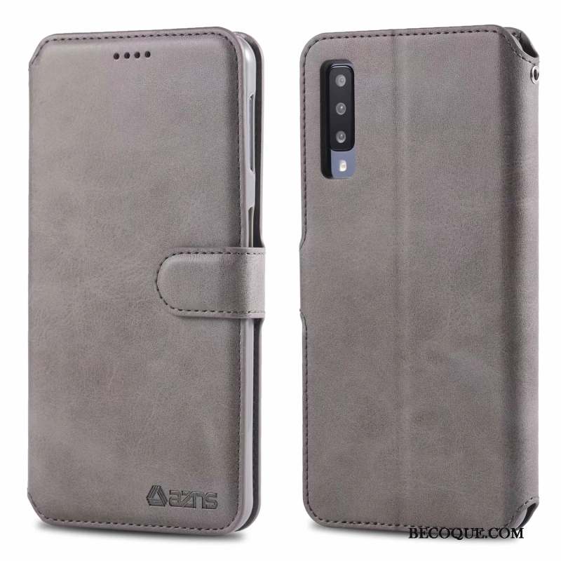 Samsung Galaxy A50 Coque Tempérer Étui En Cuir Nouveau Carte Ornements Suspendus Fluide Doux