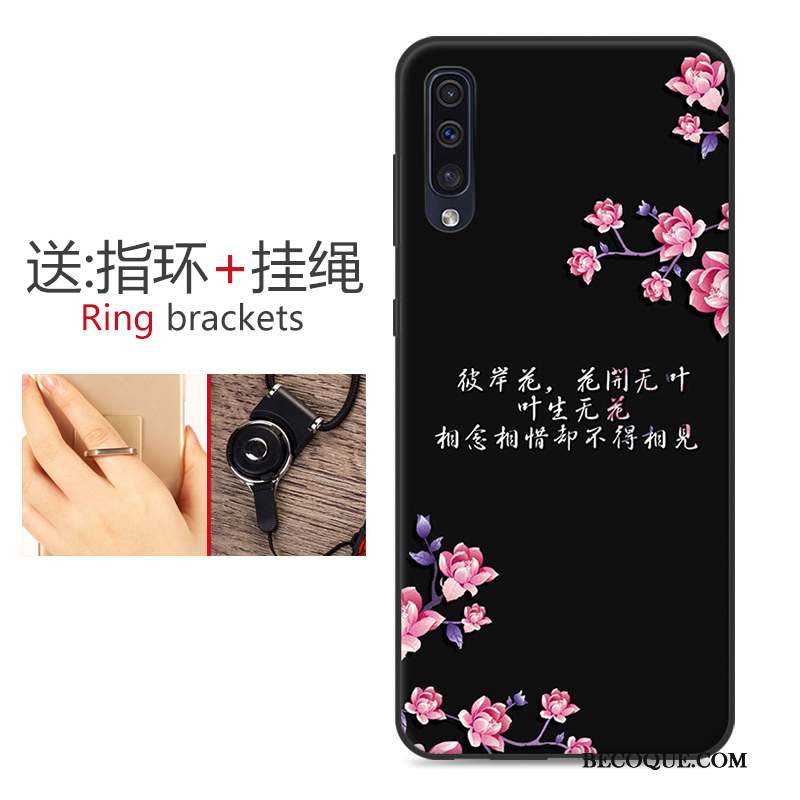 Samsung Galaxy A50 Dessin Animé Étui Silicone Protection Coque De Téléphone Rouge