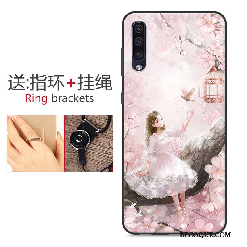 Samsung Galaxy A50 Dessin Animé Étui Silicone Protection Coque De Téléphone Rouge