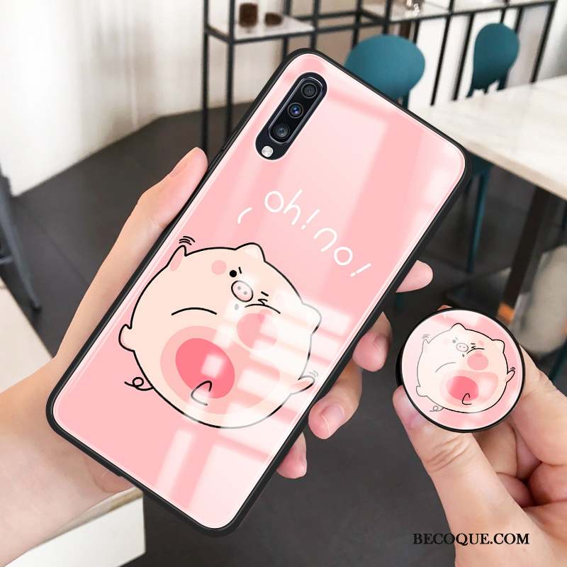 Samsung Galaxy A50 Personnalité Frais Miroir Coque Créatif Petit