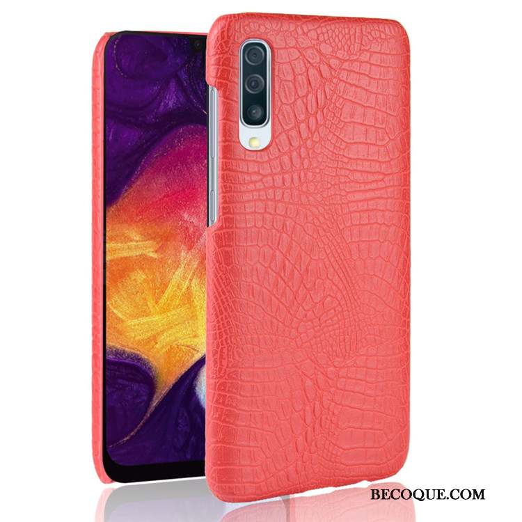 Samsung Galaxy A50 Protection Étui Crocodile Modèle Coque Difficile De Téléphone