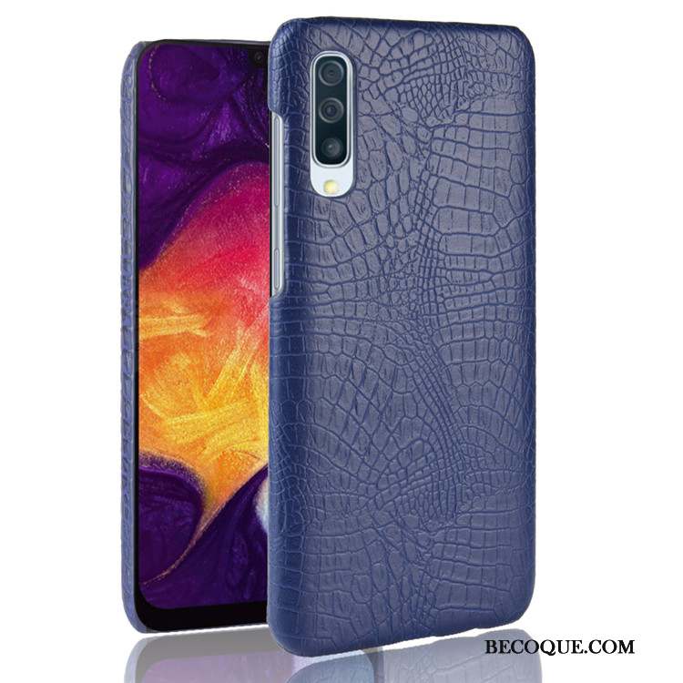 Samsung Galaxy A50 Protection Étui Crocodile Modèle Coque Difficile De Téléphone