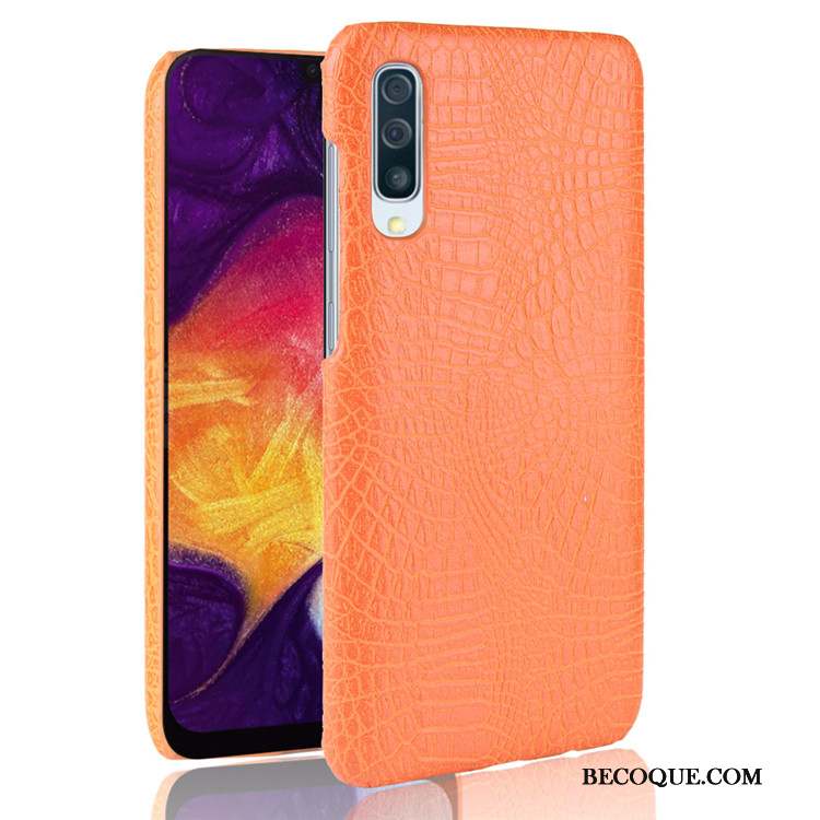 Samsung Galaxy A50 Protection Étui Crocodile Modèle Coque Difficile De Téléphone