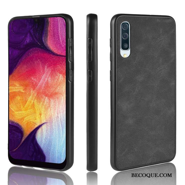 Samsung Galaxy A50 Étui Incassable Coque De Téléphone Difficile Cuir Tout Compris