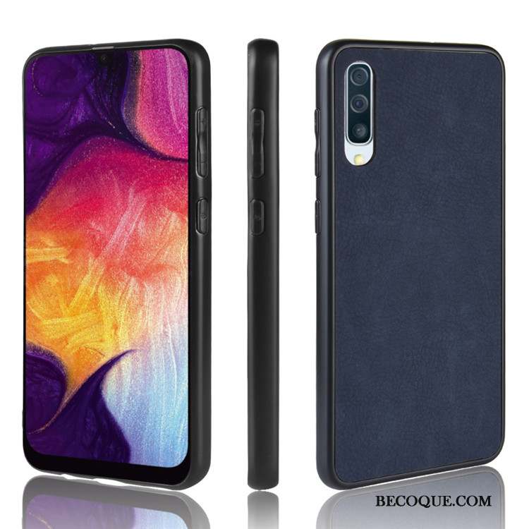 Samsung Galaxy A50 Étui Incassable Coque De Téléphone Difficile Cuir Tout Compris