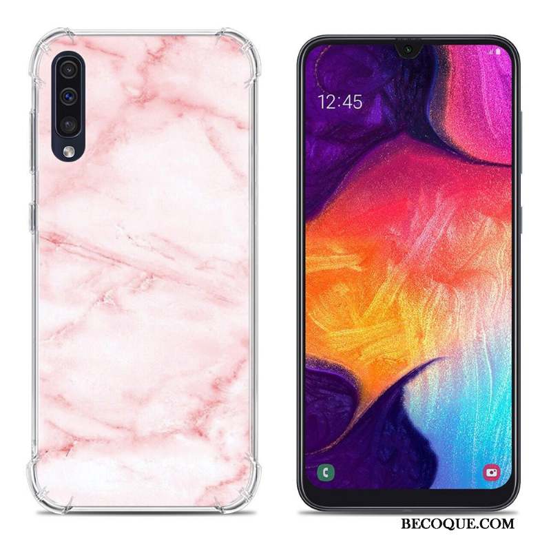 Samsung Galaxy A50 Étui Peinture Fluide Doux Téléphone Portable Ballon Coque De Téléphone