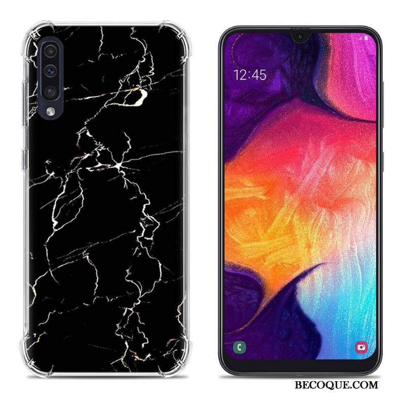 Samsung Galaxy A50 Étui Peinture Fluide Doux Téléphone Portable Ballon Coque De Téléphone