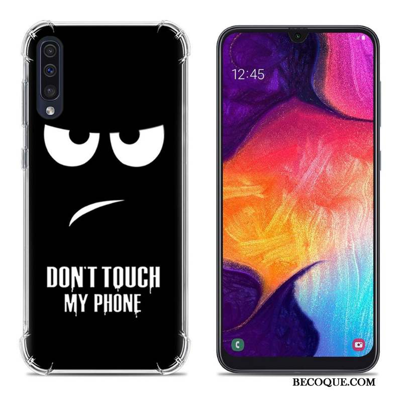 Samsung Galaxy A50 Étui Peinture Fluide Doux Téléphone Portable Ballon Coque De Téléphone