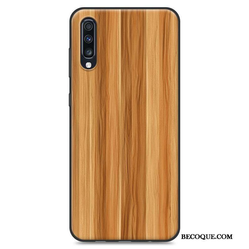 Samsung Galaxy A50s Coque Étui Silicone Grain De Bois Nouveau Personnalité Fluide Doux