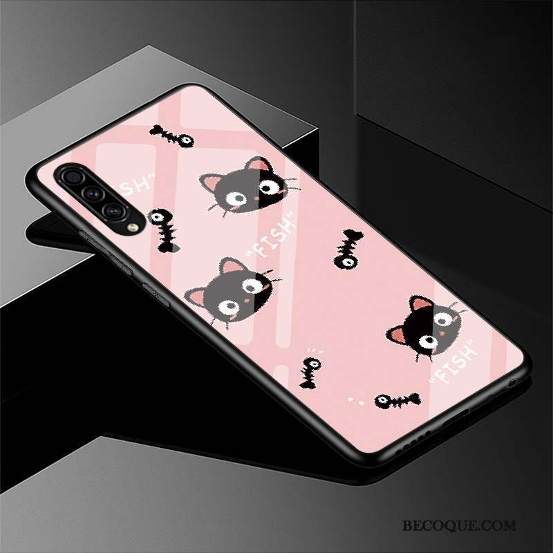 Samsung Galaxy A50s Coque Étui Silicone Noir Tout Compris Dessin Animé Charmant