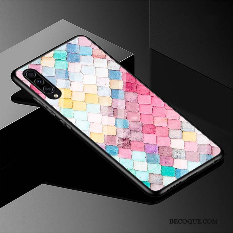 Samsung Galaxy A50s Coque Étui Silicone Noir Tout Compris Dessin Animé Charmant