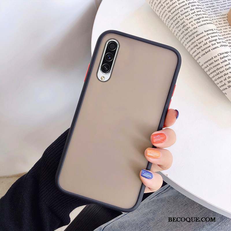 Samsung Galaxy A50s Délavé En Daim Créatif Incassable Noir Protection Coque