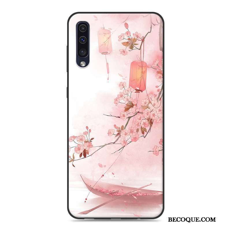 Samsung Galaxy A50s Rouge Protection Coque De Téléphone Style Chinois Étui Personnalité