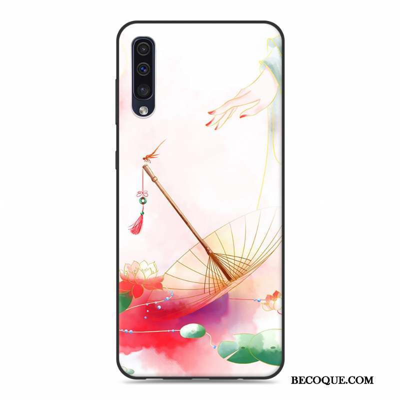 Samsung Galaxy A50s Rouge Protection Coque De Téléphone Style Chinois Étui Personnalité