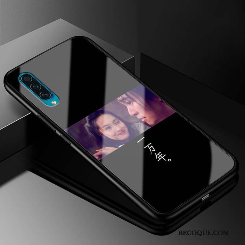 Samsung Galaxy A50s Tout Compris Coque De Téléphone Incassable Noir Simple Protection