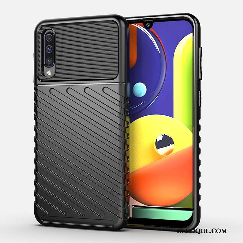 Samsung Galaxy A50s Étui Bleu Pour Protection Coque De Téléphone Incassable