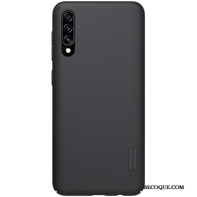 Samsung Galaxy A50s Étui Coque De Téléphone Délavé En Daim Protection Or