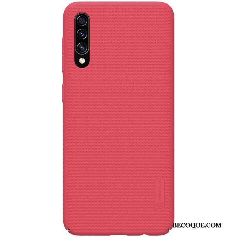 Samsung Galaxy A50s Étui Coque De Téléphone Délavé En Daim Protection Or