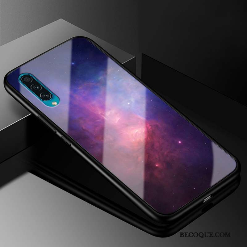 Samsung Galaxy A50s Étui Incassable Verre Coque De Téléphone Noir Personnalité