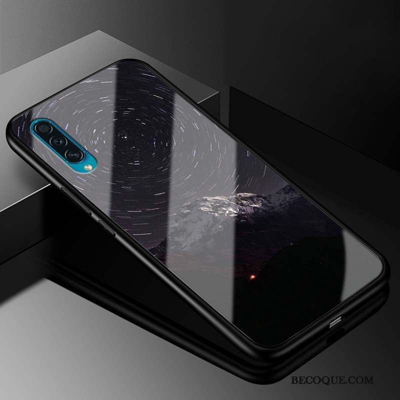 Samsung Galaxy A50s Étui Incassable Verre Coque De Téléphone Noir Personnalité