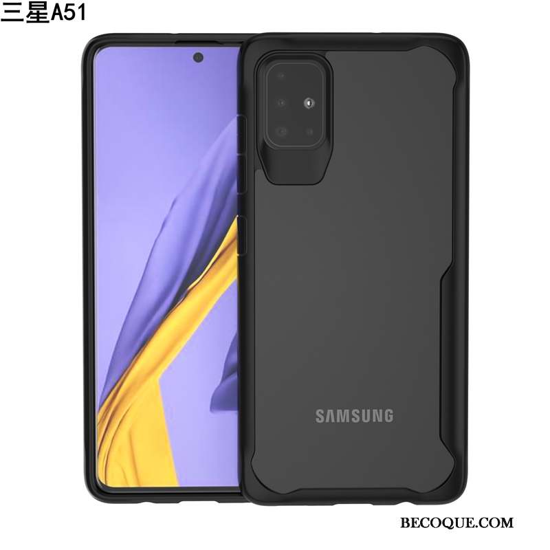 Samsung Galaxy A51 Coque Fluide Doux Étui Membrane Mode Incassable Protection