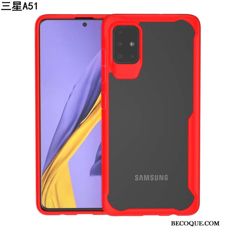 Samsung Galaxy A51 Coque Fluide Doux Étui Membrane Mode Incassable Protection