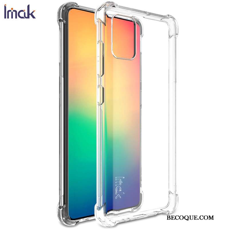 Samsung Galaxy A51 Coque Protection Étui Téléphone Portable Tout Compris Délavé En Daim Protection Contre Les Explosions