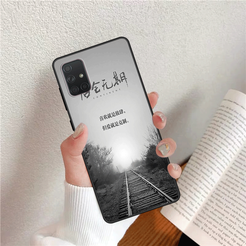 Samsung Galaxy A51 Coque Étui Dessin Animé Personnalité Personnalisé Silicone Style Chinois