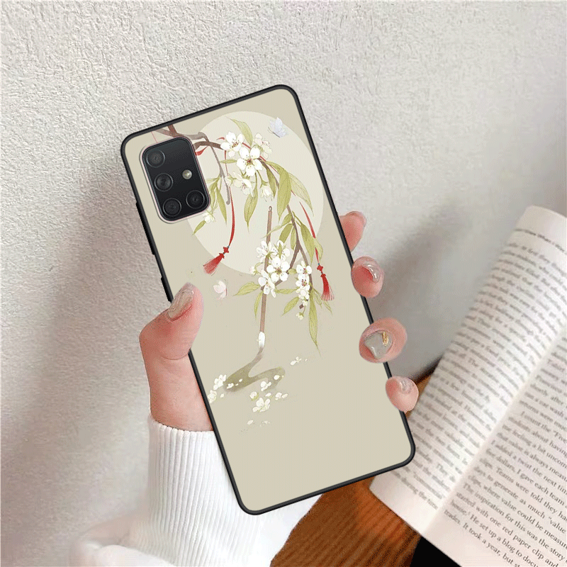 Samsung Galaxy A51 Coque Étui Dessin Animé Personnalité Personnalisé Silicone Style Chinois