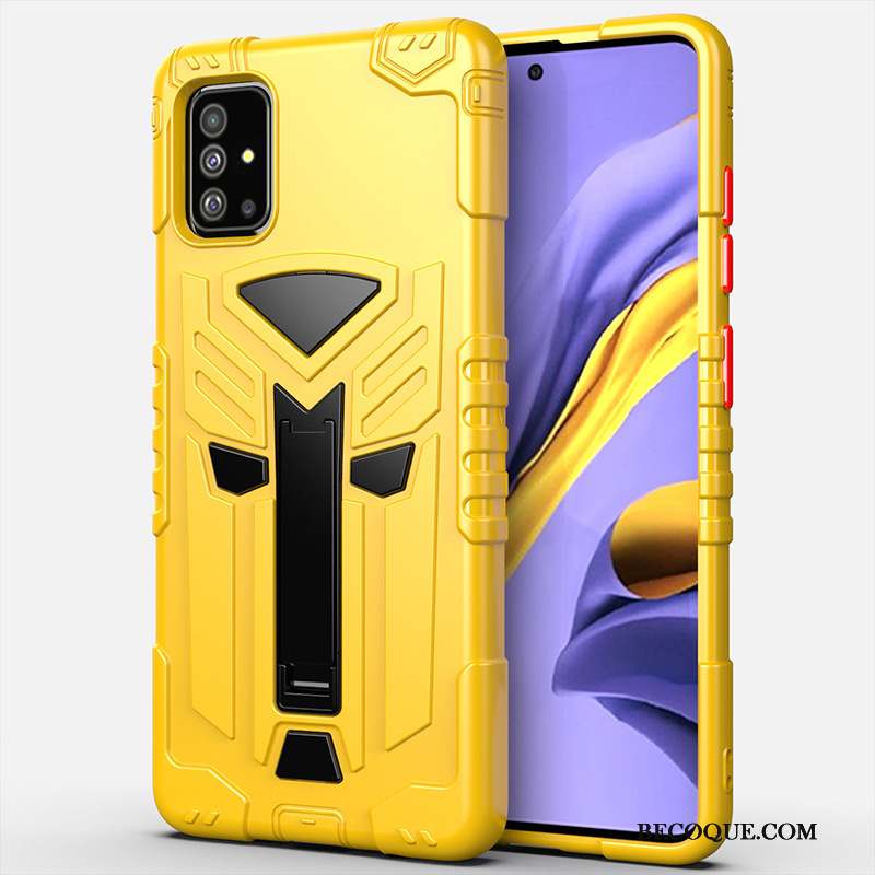 Samsung Galaxy A51 Étui Coque De Téléphone Jaune Protection Silicone