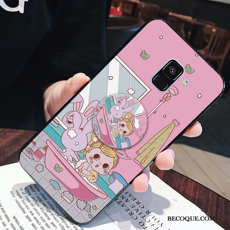 Samsung Galaxy A6 Coque Charmant Ballon Incassable Créatif Ornements Suspendus Dessin Animé