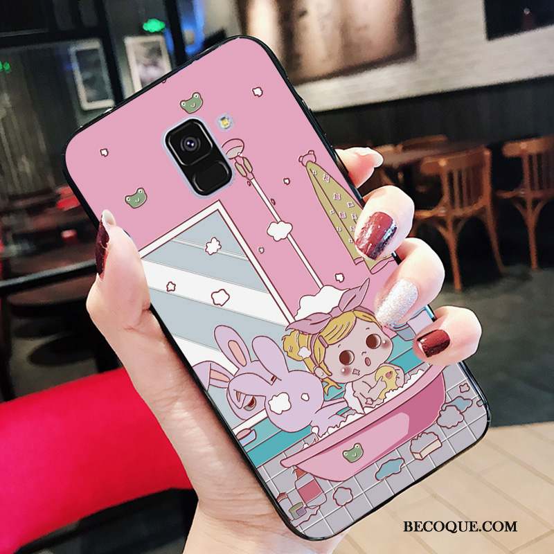 Samsung Galaxy A6 Coque Charmant Ballon Incassable Créatif Ornements Suspendus Dessin Animé