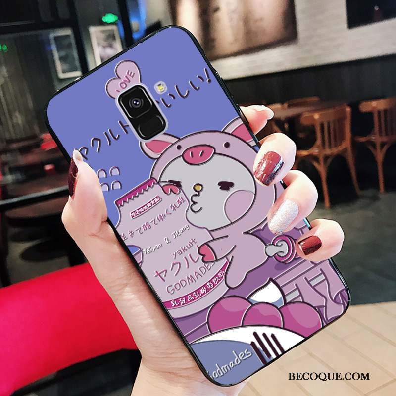 Samsung Galaxy A6 Coque Charmant Ballon Incassable Créatif Ornements Suspendus Dessin Animé