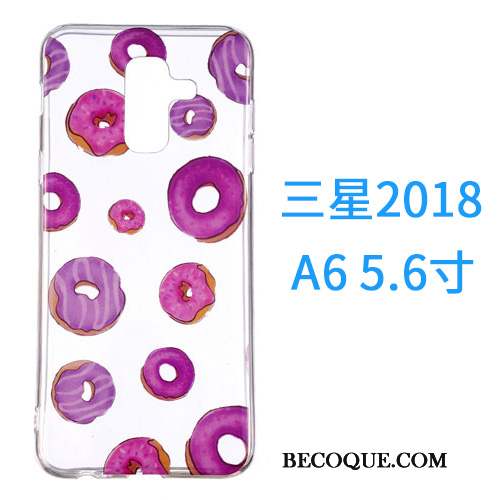 Samsung Galaxy A6 Coque De Téléphone Ornements Suspendus Étui Incassable Tout Compris Silicone