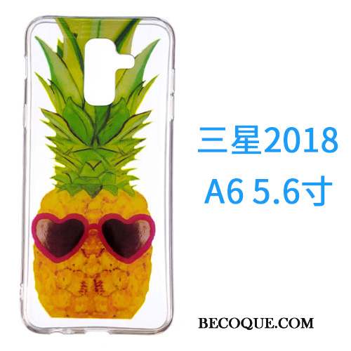 Samsung Galaxy A6 Coque De Téléphone Ornements Suspendus Étui Incassable Tout Compris Silicone