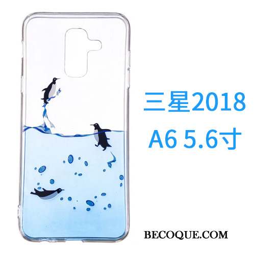 Samsung Galaxy A6 Coque De Téléphone Ornements Suspendus Étui Incassable Tout Compris Silicone