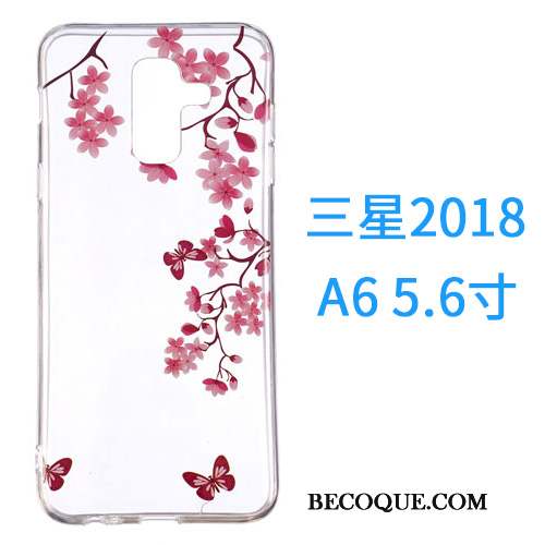 Samsung Galaxy A6 Coque De Téléphone Ornements Suspendus Étui Incassable Tout Compris Silicone