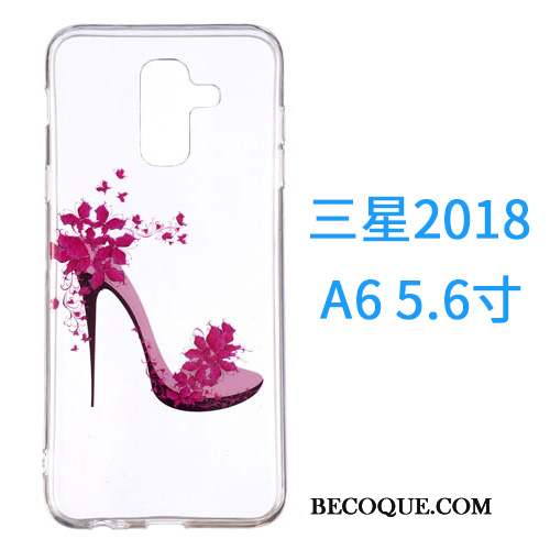 Samsung Galaxy A6 Coque De Téléphone Ornements Suspendus Étui Incassable Tout Compris Silicone