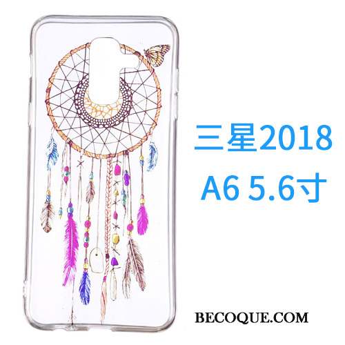 Samsung Galaxy A6 Coque De Téléphone Ornements Suspendus Étui Incassable Tout Compris Silicone