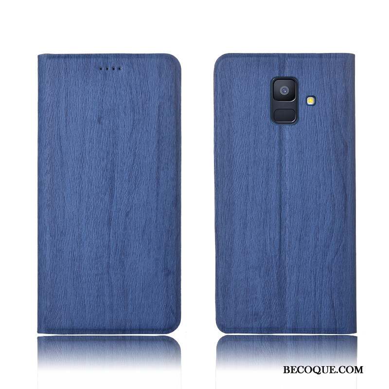 Samsung Galaxy A6+ Coque Silicone Arbres Étui En Cuir Modèle Fleurie Tout Compris Téléphone Portable