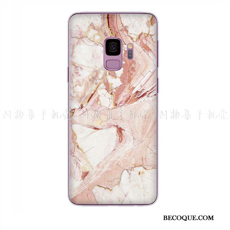 Samsung Galaxy A6 Créatif Téléphone Portable Blanc Simple Fluide Doux Coque
