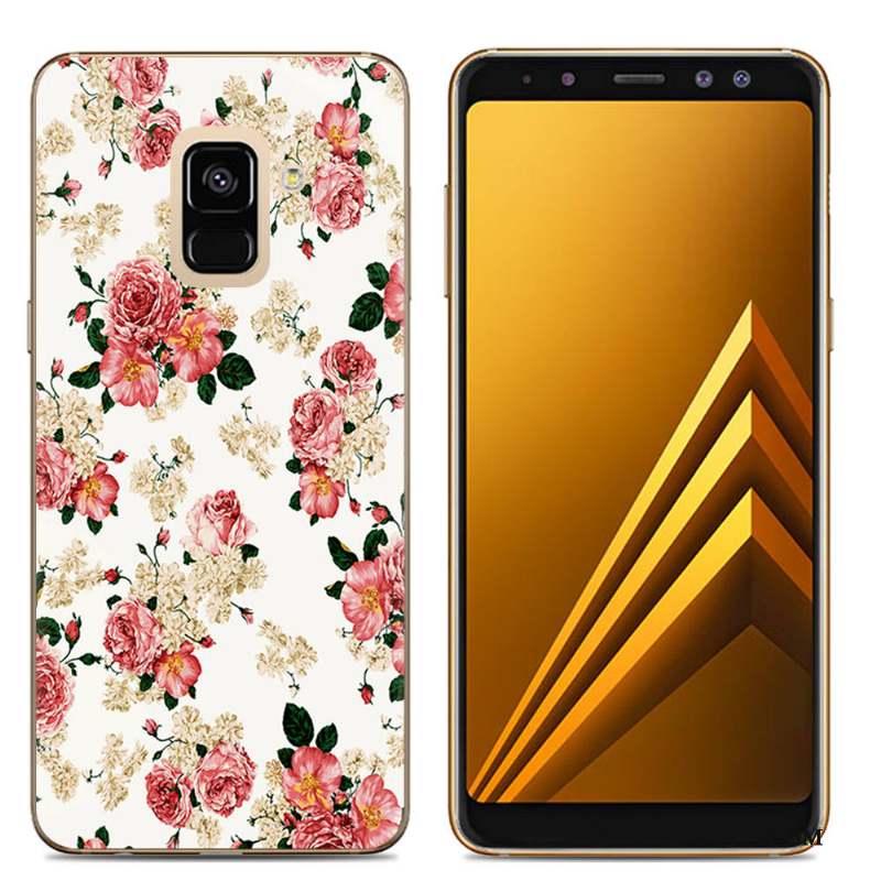 Samsung Galaxy A6 Dessin Animé Fluide Doux Peinture Coque De Téléphone Téléphone Portable Silicone