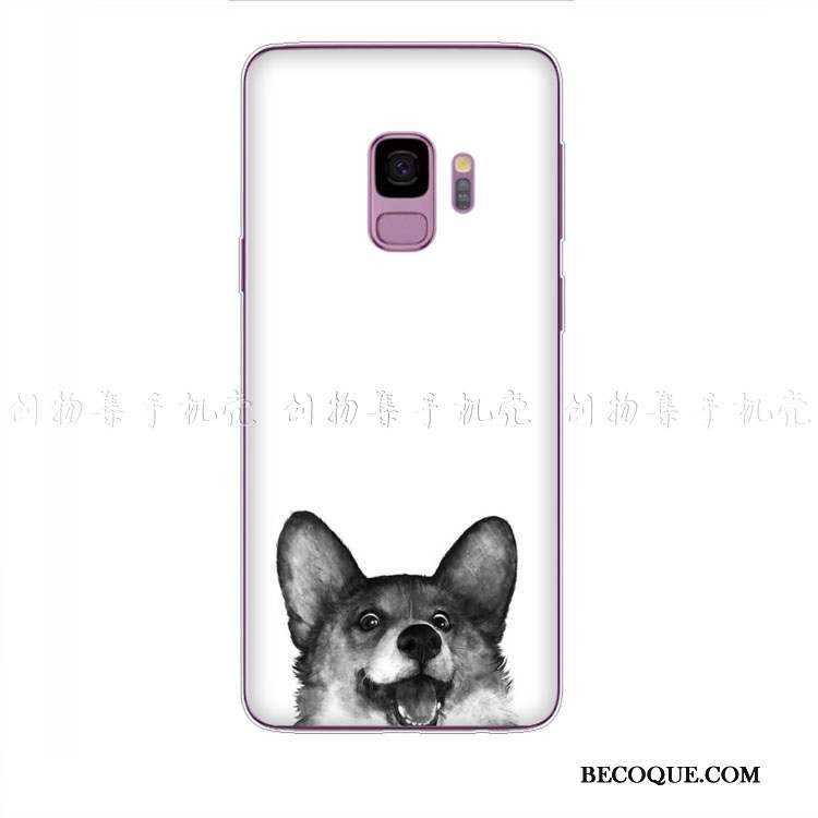 Samsung Galaxy A6 Fluide Doux Coque De Téléphone Charmant Chiens Chat Étui