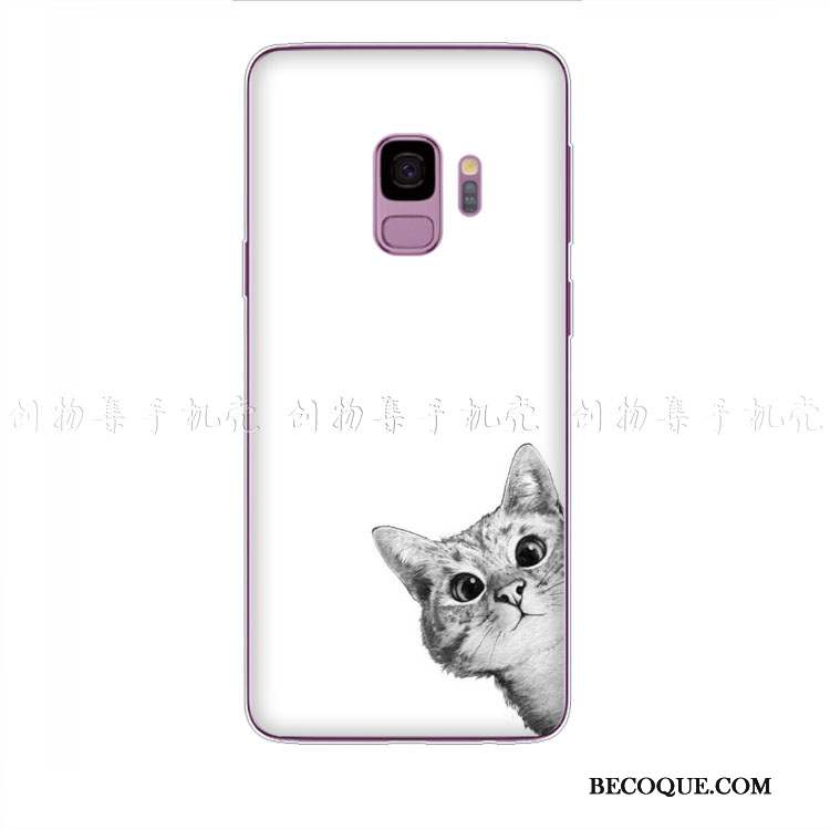 Samsung Galaxy A6 Fluide Doux Coque De Téléphone Charmant Chiens Chat Étui